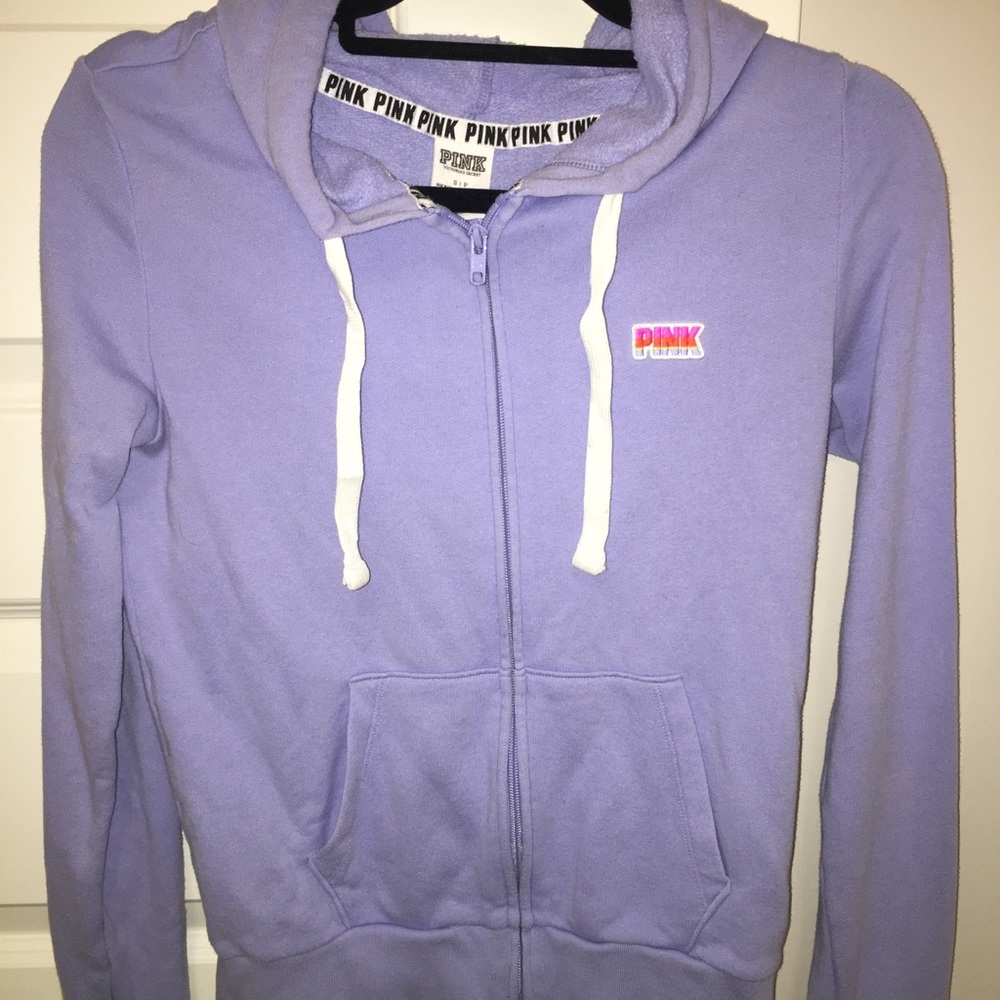 Pink (brand) Purple Zip Up Jacket